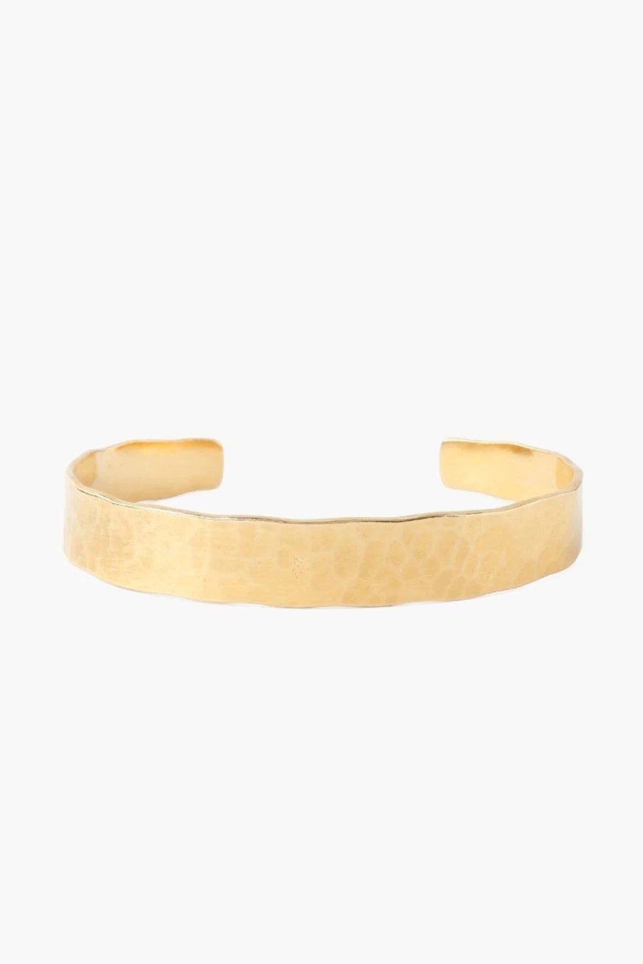 "Chan Luu Women's Yellow Gold Hammered Cuff Bracelet"