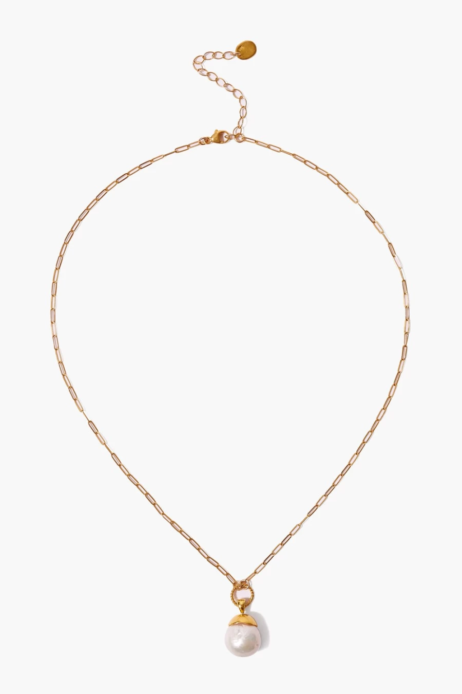 Chan Luu Gold Dipped Pearl Pendant Necklace for Women - Elegant Layered Chain Jewelry Gift