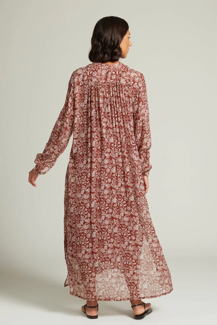 Chan Luu Women's Eloise Floral Dress in Sequoia - Boho Chic Summer Maxi Dress