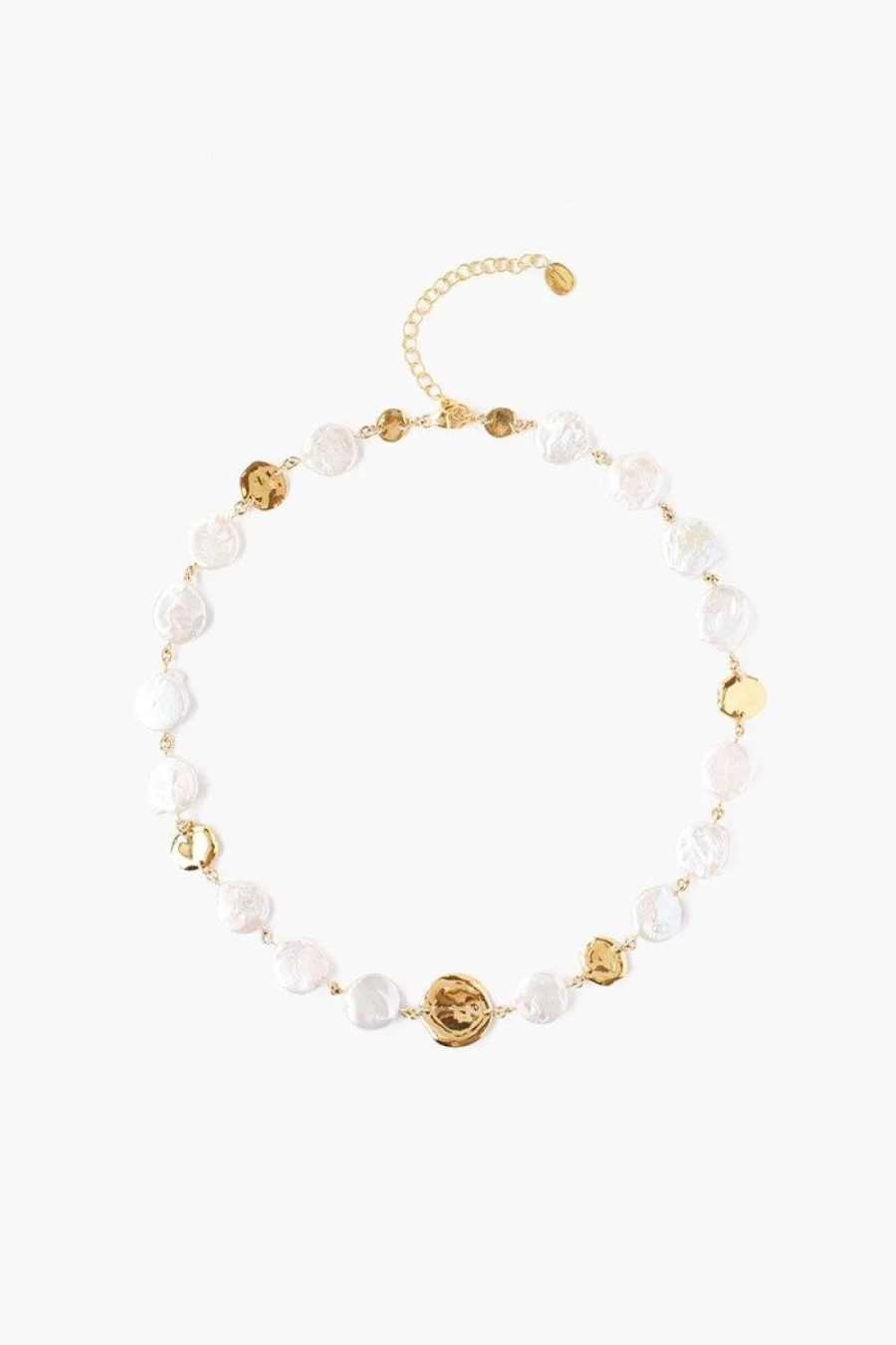 Chan Luu Women's White Keshi Pearl Necklace – Handmade Boho Chic Jewelry