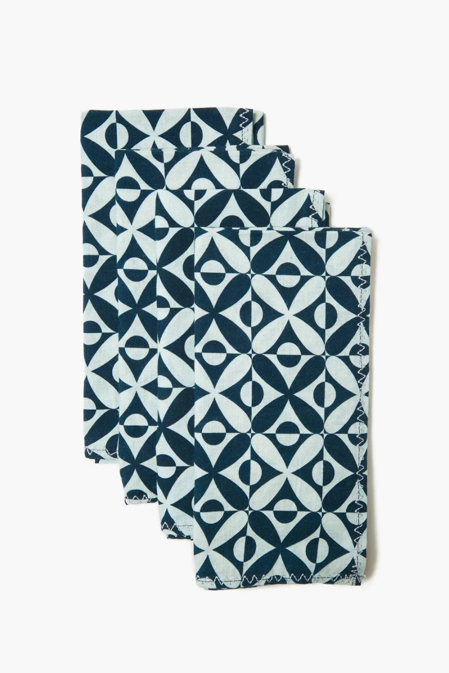 "Chan Luu Women's Total Eclipse Mod Tile Print Napkin Set"