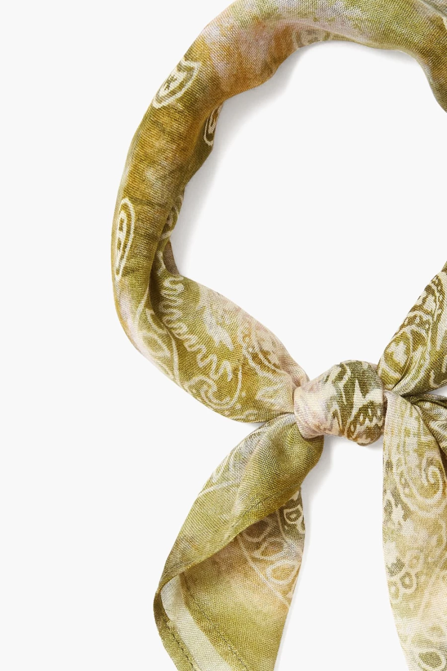 Chan Luu Women's Avocado Tie-Dye Bandana Scarf - Boho Chic Accessory