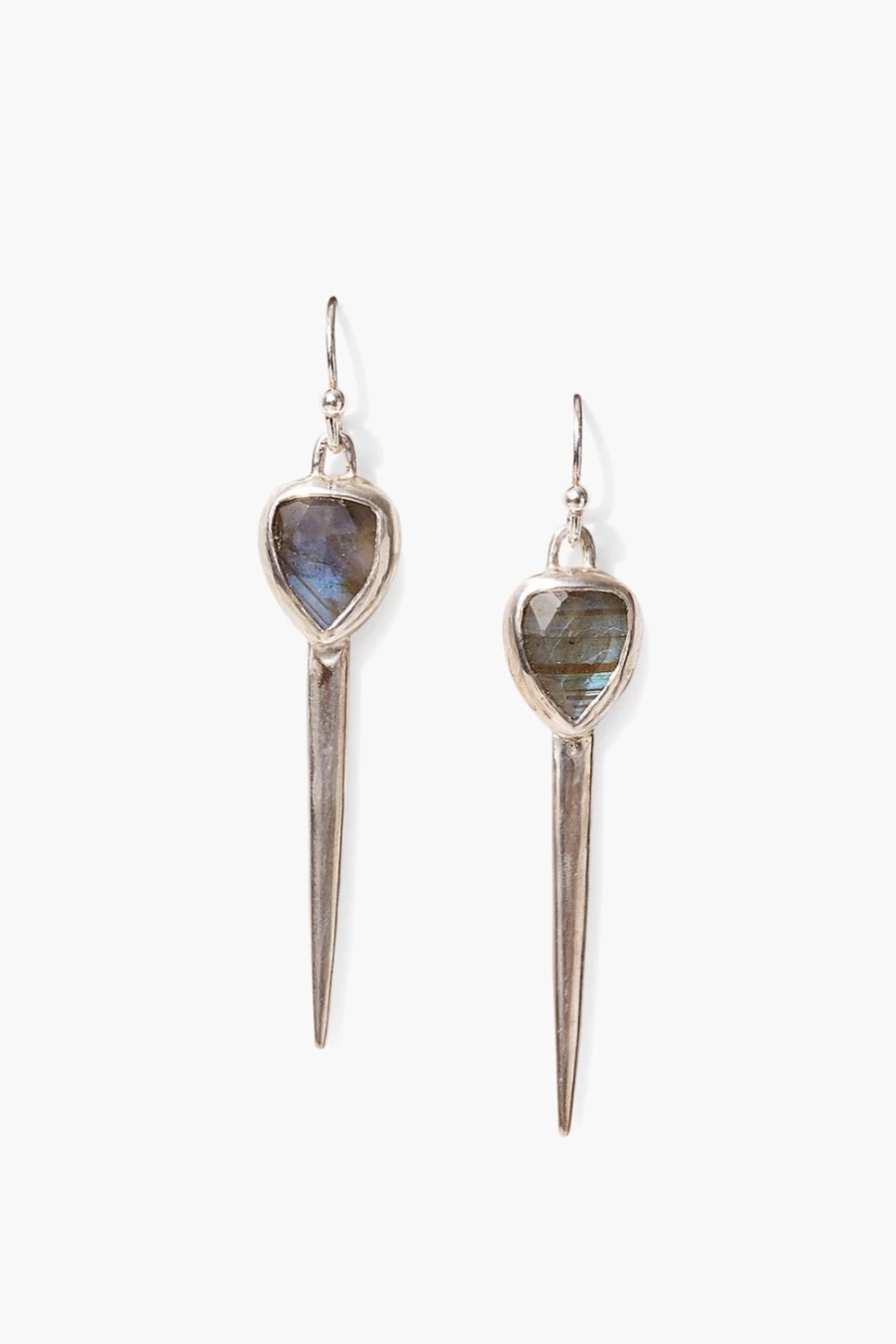 Chan Luu Women's Rahel Dagger Earrings with Genuine Labradorite Gemstone