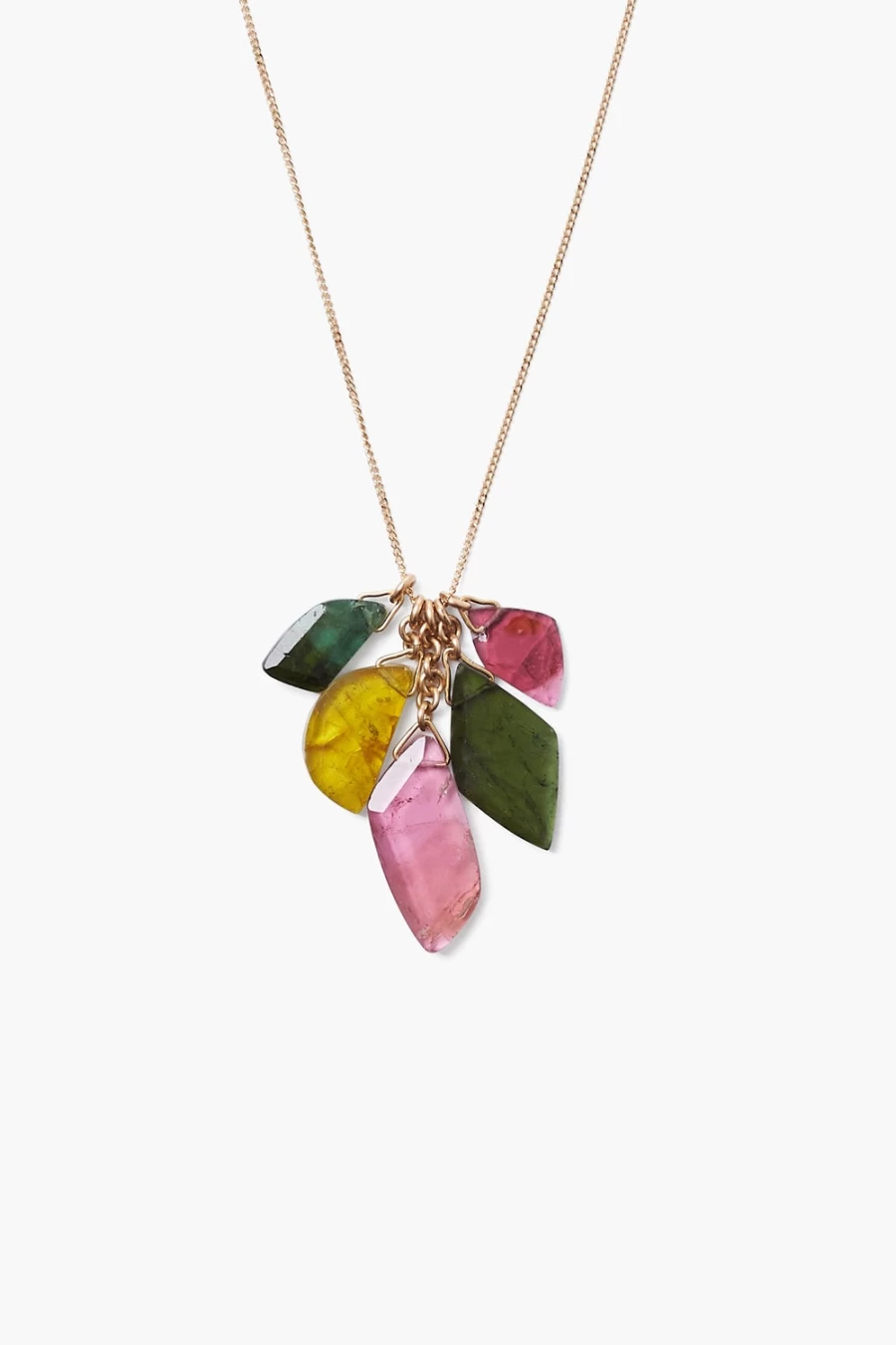 "Chan Luu Women's 14K Gold Tourmaline Kaleidoscope Pendant Necklace"