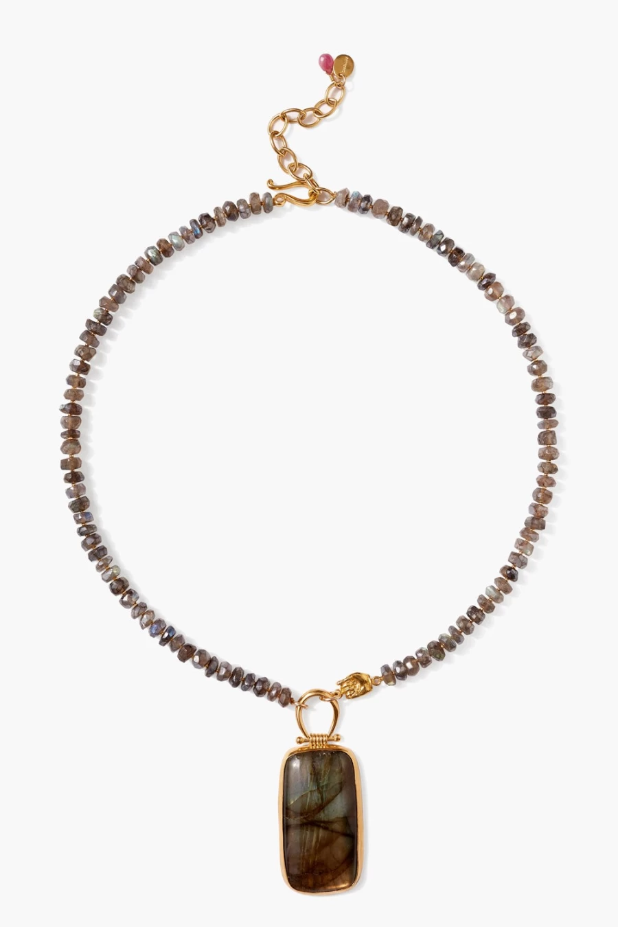 Chan Luu Women's Labradorite Leon Pendant Necklace