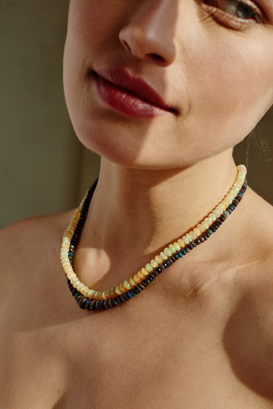 Chan Luu Women's 14K Gold Grand Opal Statement Collar Necklace