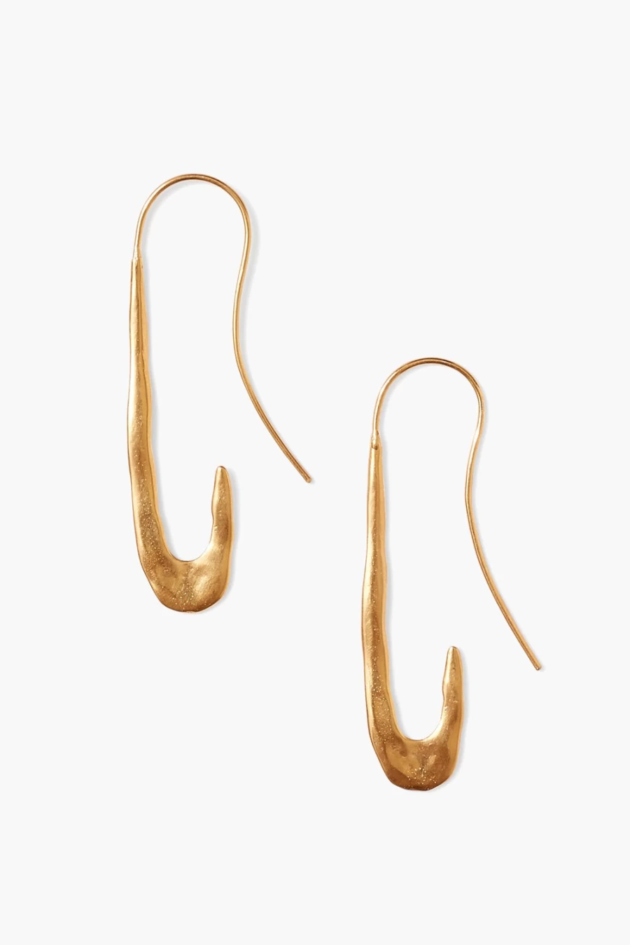 Chan Luu Women's Gala Crescent Maxi Hoop Earrings in Gold