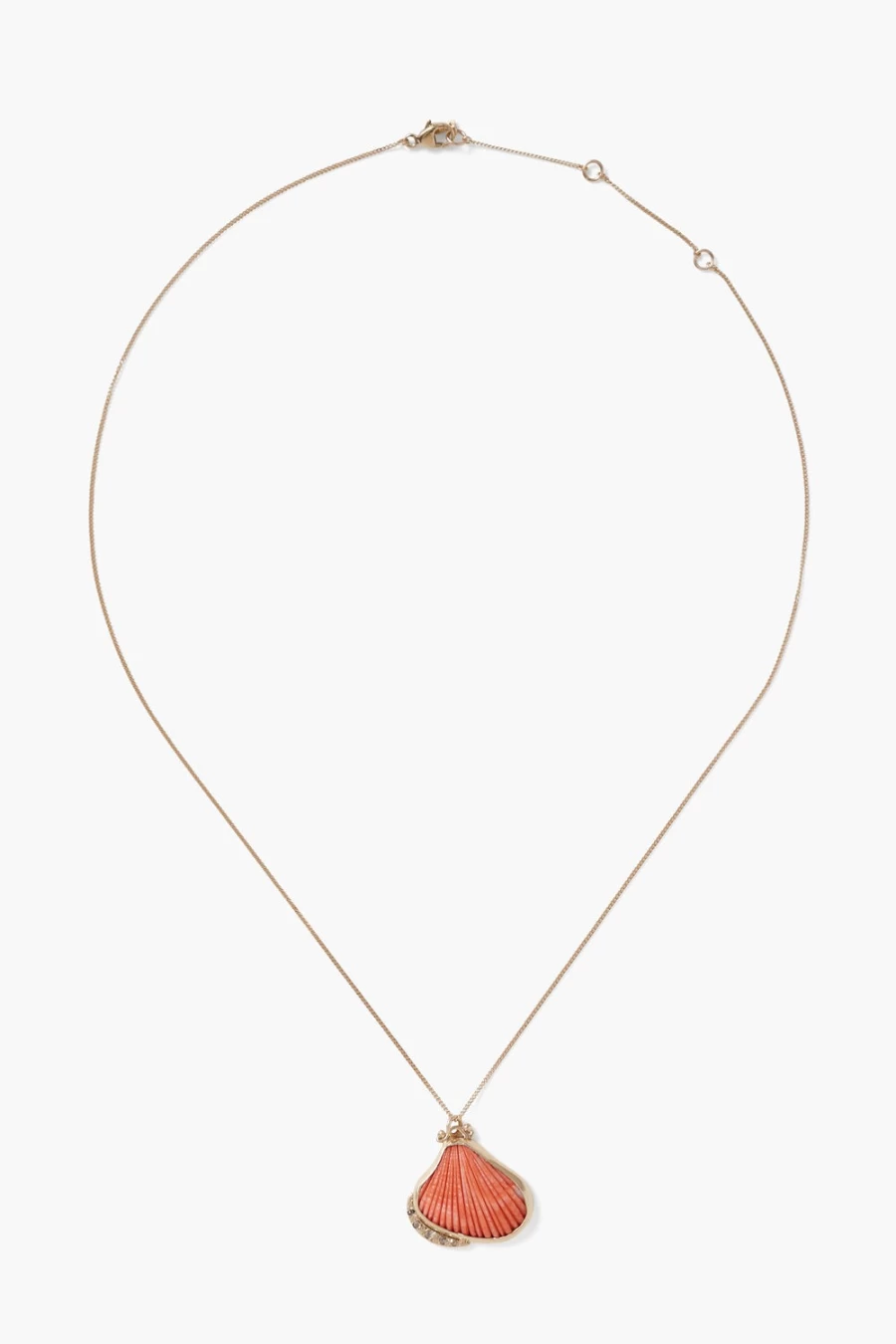 Chan Luu Women's 14K Gold Scallop Shell Coral Pendant Necklace