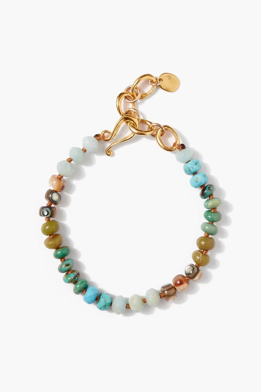 Chan Luu Women's Monterrey Bracelet with Turquoise Beads - Handcrafted Bohemian Style Jewelry